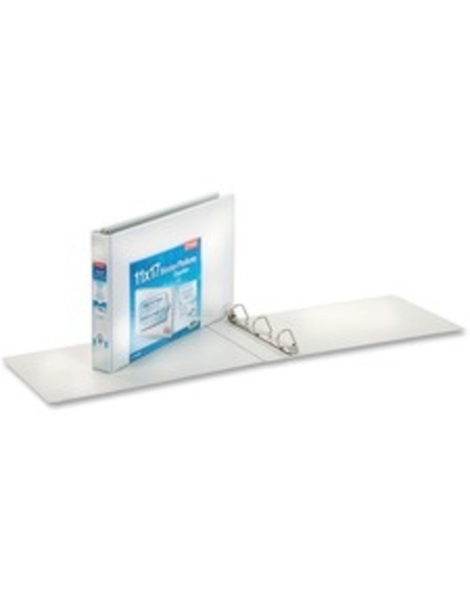 BNDR CLEARVUE 11x17 D-R 1'' WHT