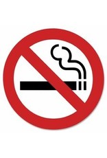 SIGN INTL SYMBOL 9x9*NO SMOK'G