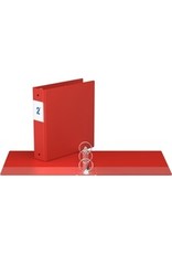 BINDER R-RING 2'' COMMERC*RED