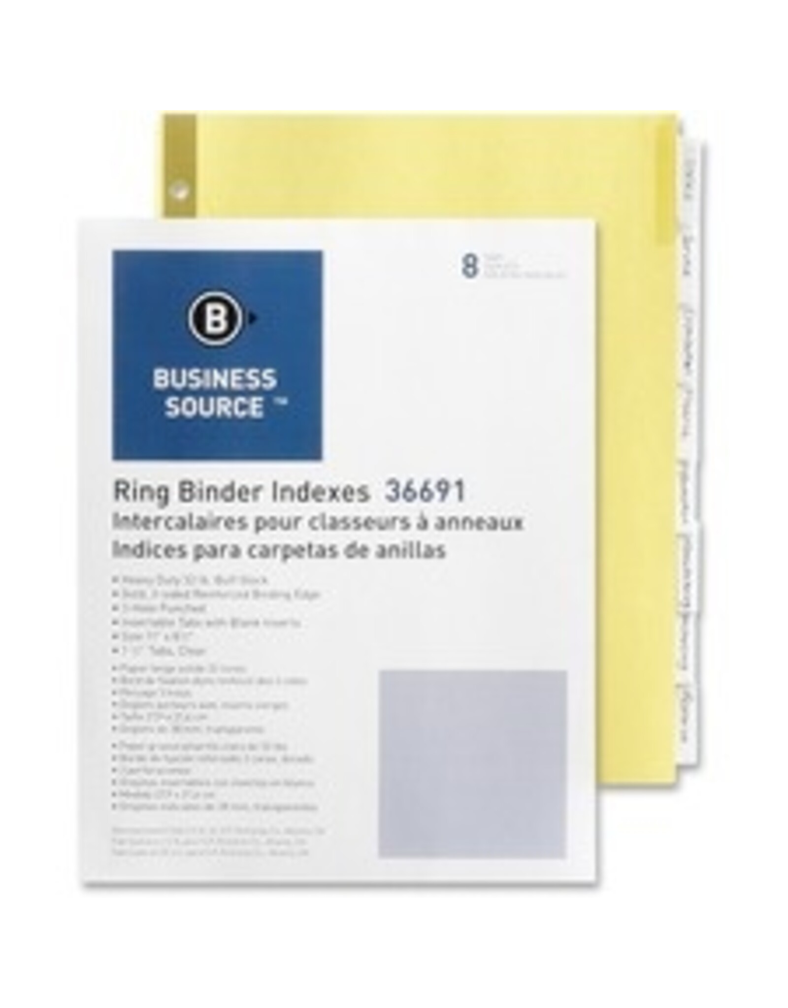 INDEX, INSRT TB LTR*CLR *8 TAB
