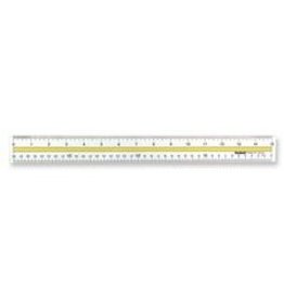 RULER ACRYLIC PRINTOUT READER