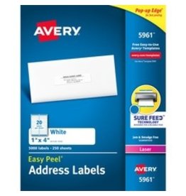 LASER LABEL 4x1 BULK    *5M/BX