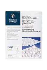 NAME BADGE LSR 2-1/3x3-3/8*WHT