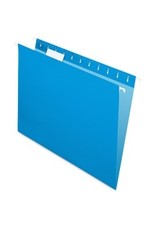 HANG FILE-PRO LTR*BLUE  *25/BX