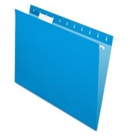 HANG FILE-PRO LTR*BLUE  *25/BX