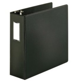 BINDER HVY DUTY D-RING 4'',BLK