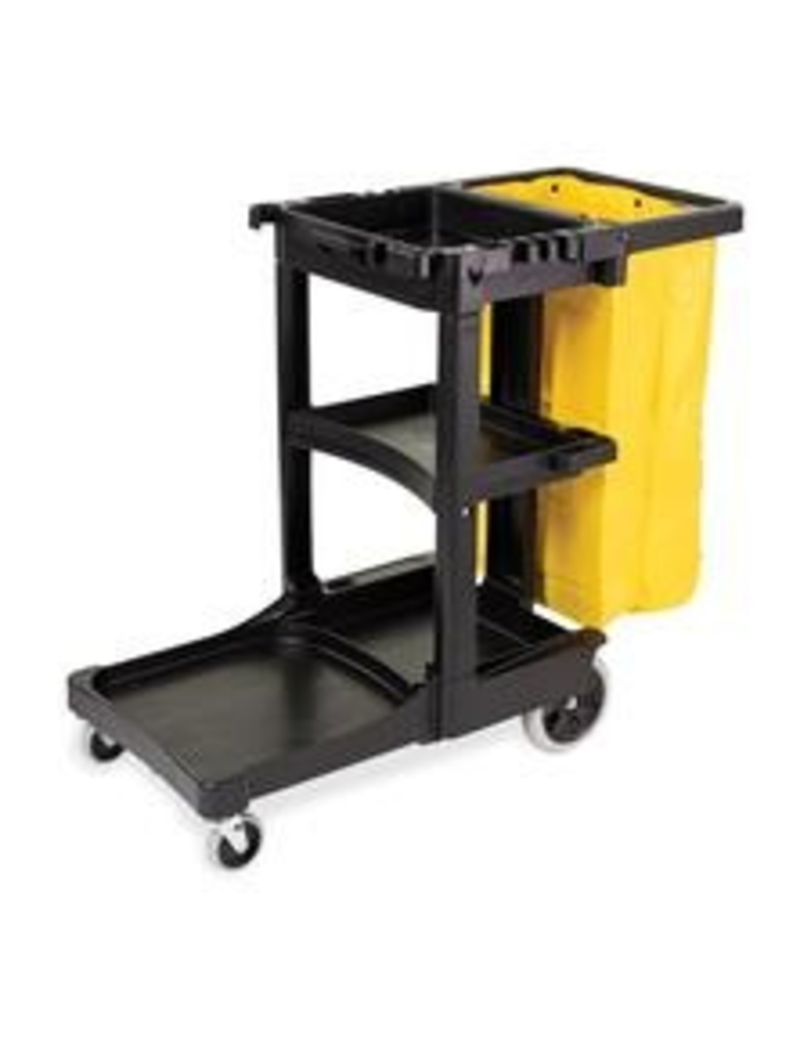 CART,JANITOR W/YWL ZIPPER BAG