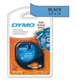 LABEL,LETRATAG 12mm PLST*BLUE
