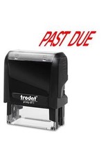 S-PRINTY STAMP LRG*PAST DUE RD