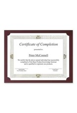 CERTIFICATE HLDR*BURG   *25/PK