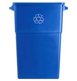 CONTAINER RECYCLE 23gal BLU/WT
