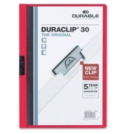 REPORT CVR DURACLIP 30sh*RED