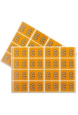 FILE LABEL* C - LT.ORNG*240/PK