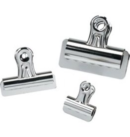 BULLDOG CLIP, CHRM*1.25''*12/BX