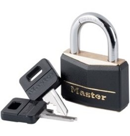 PADLOCK, KEY BRASS/VINYL