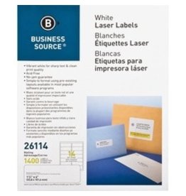 LABEL LSSR 1-1/3x4 WHTE*14C/PK