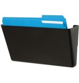 WALL POCKET STACKABLE LTR BLK