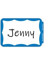 NAME BADGE 3.5x2.25*BL BRDR*1C