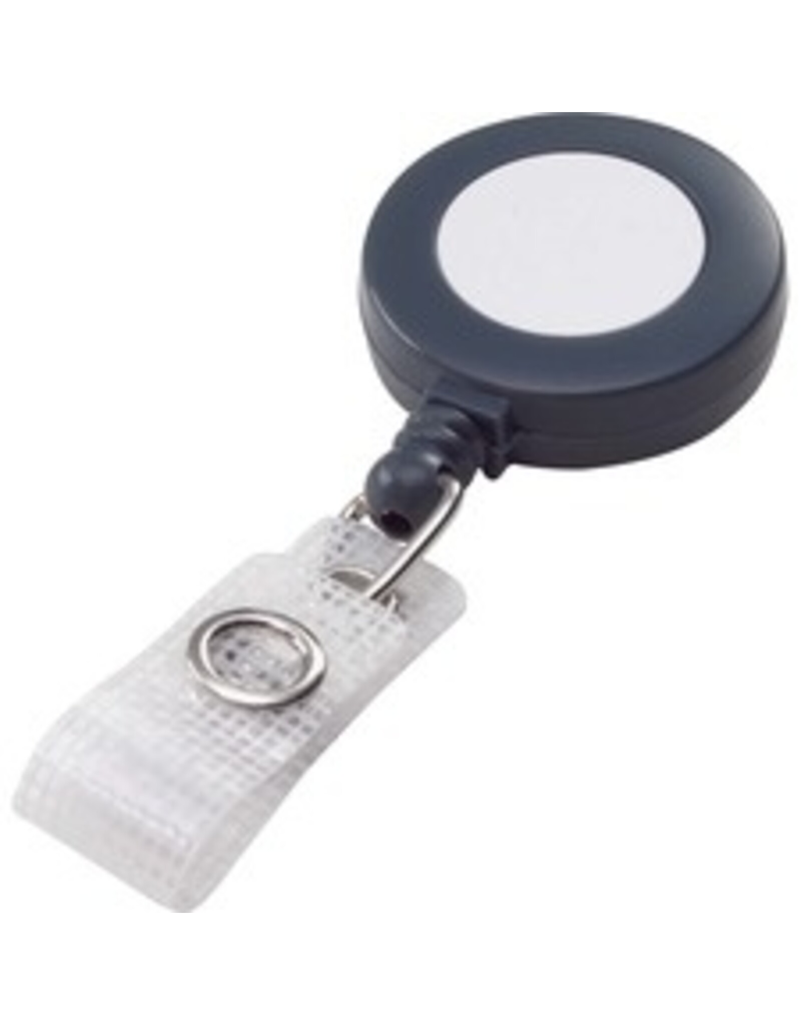 ID HLDR, RETRACTABLE*GREY*25bx