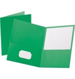 PORTFOLIO, 2 PCKT *GREEN*25/BX