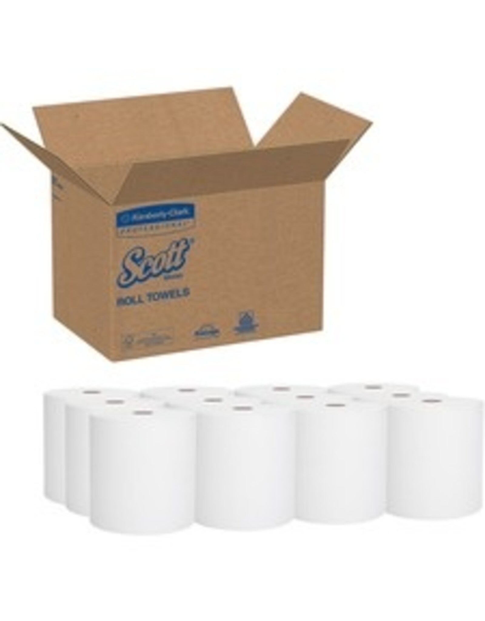 TOWEL SCOTT 8''x400' WHITE ROLL