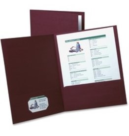 PORTFOLIO, 2PCKT LINEN  *BRGDY