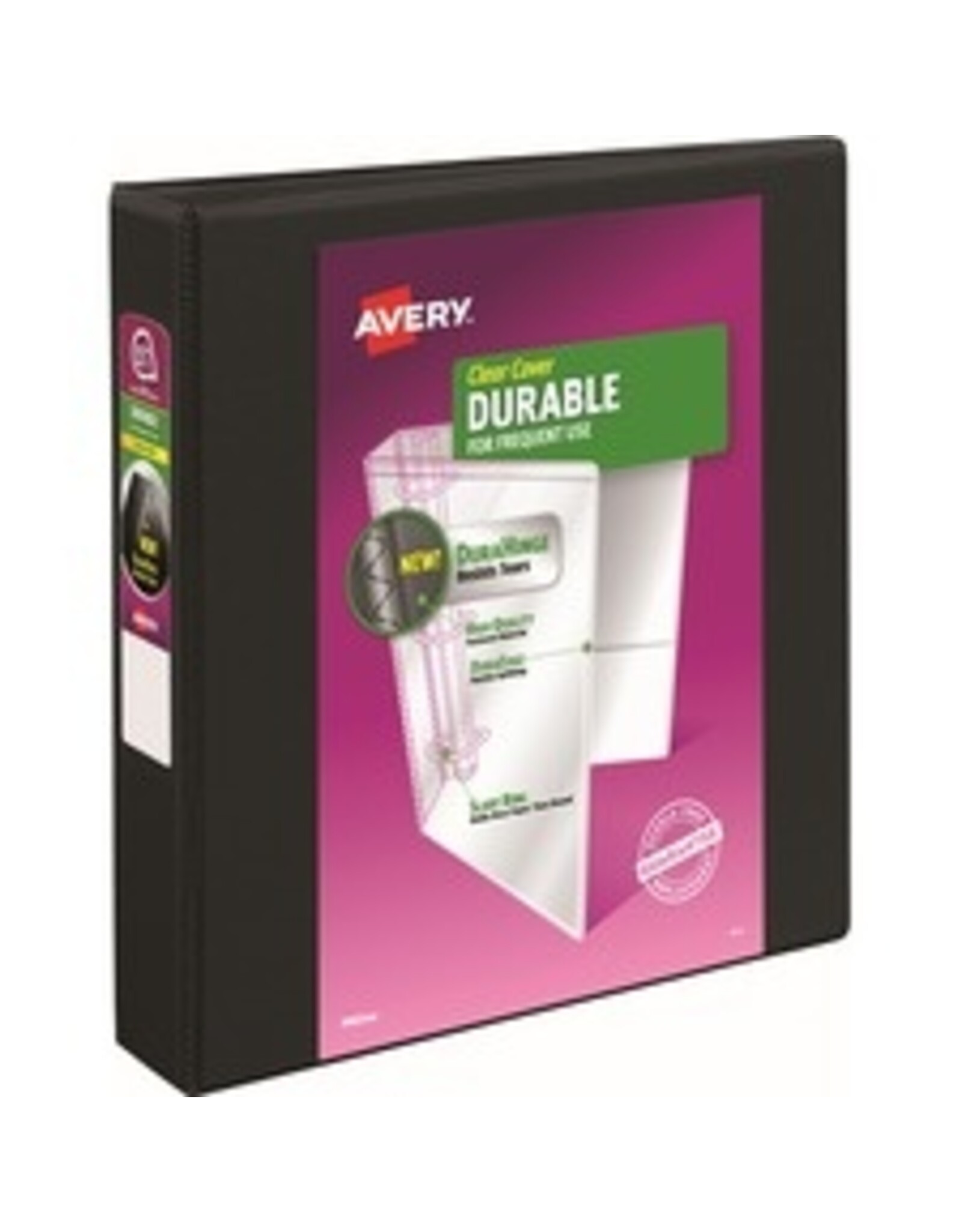 BINDER,VIEW,DURBL,1-1/2'',BK