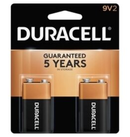 BATTERY, ALKLN 9 VOLT   *2/PK