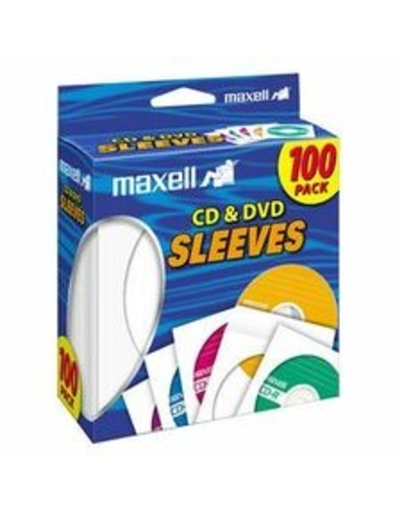 CD/DVD SLEEVES(CD402)WHT*100pk