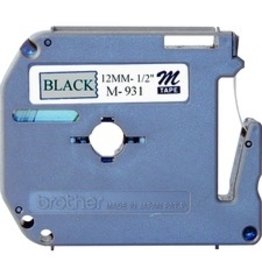 TAPE CASS,12mm PT100/85*BK/SLV