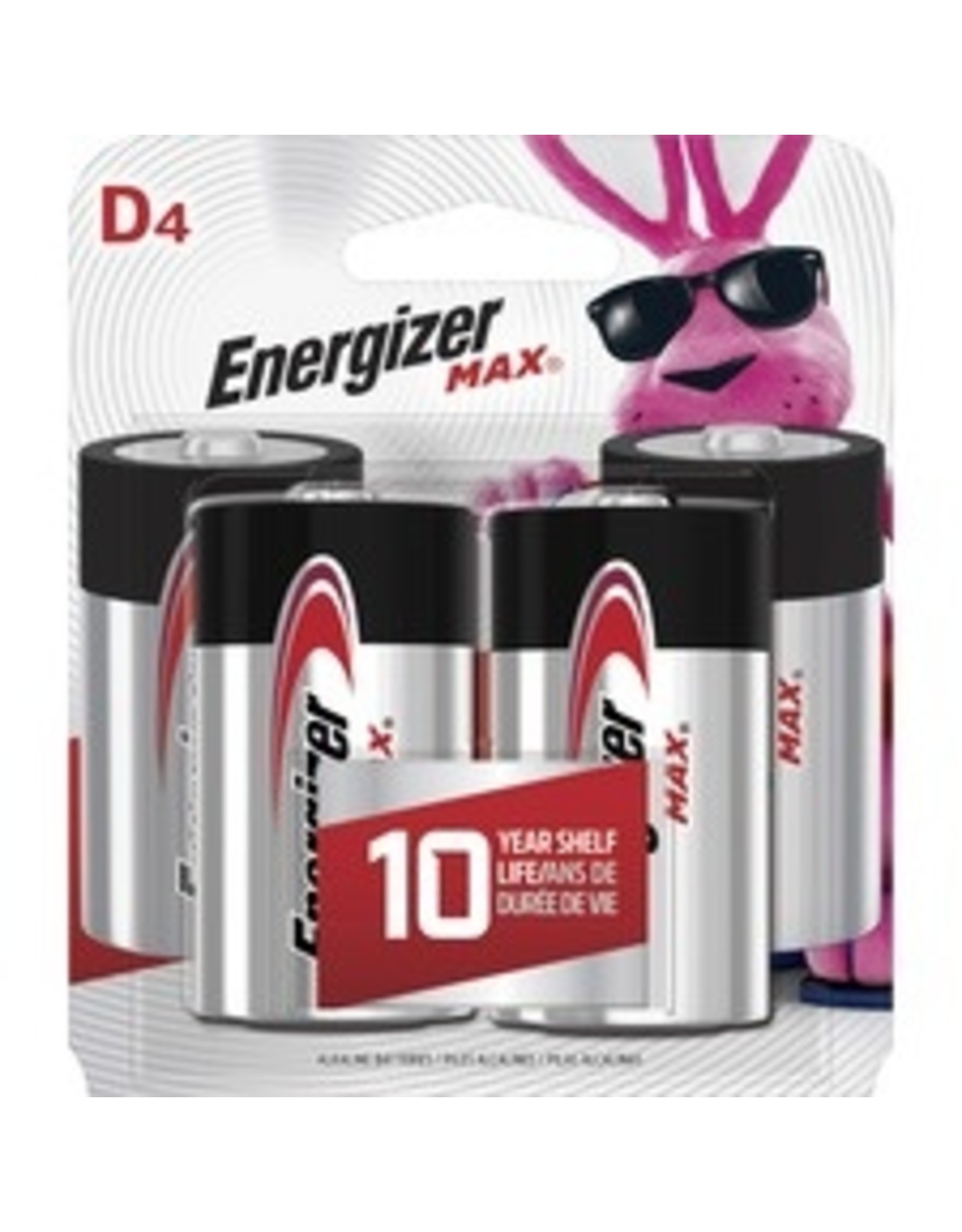 BATTERY, ALKLN 'D'      * 4/PK