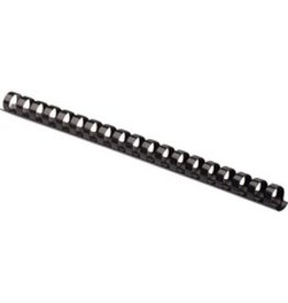 PLASTIC BIND COMBS 1/2'' BLACK