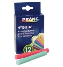 CHALK, PRANG HYGIEIA AST*12/BX