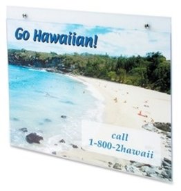 SIGNHOLDER WALL 11''Wx8.5''H*CLR