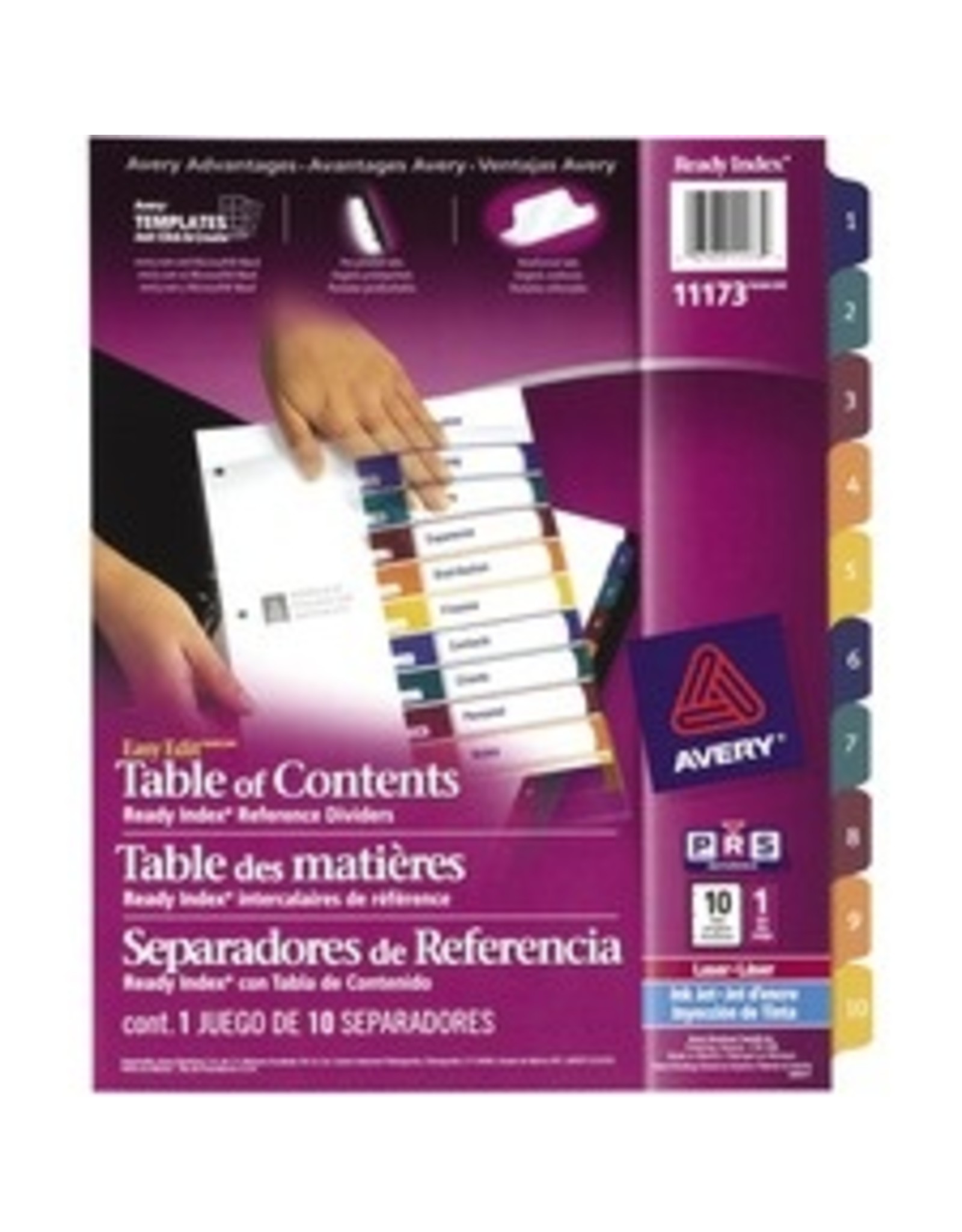LASER, INDEX EASY EDIT  *10TAB