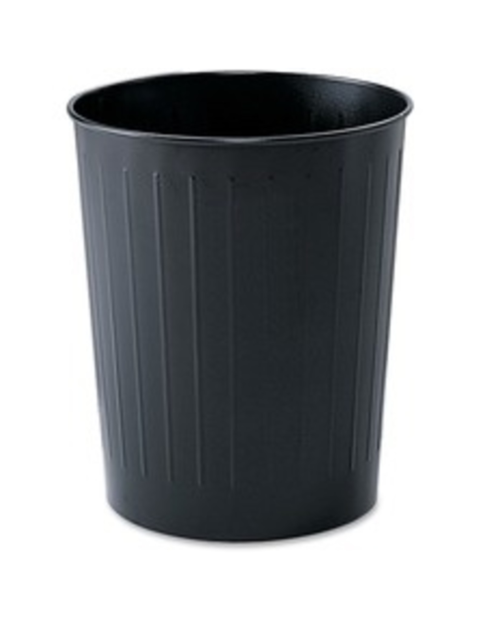 WASTEBASKET RND 14''H #4 *BLACK