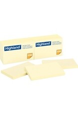 POST-IT H/LAND 3x5 YELLW*