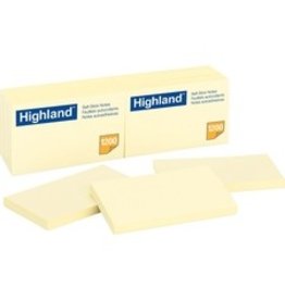 POST-IT H/LAND 3x5 YELLW*
