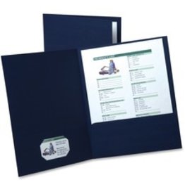 PORTFOLIO, 2PCKT LINEN  *NAVY