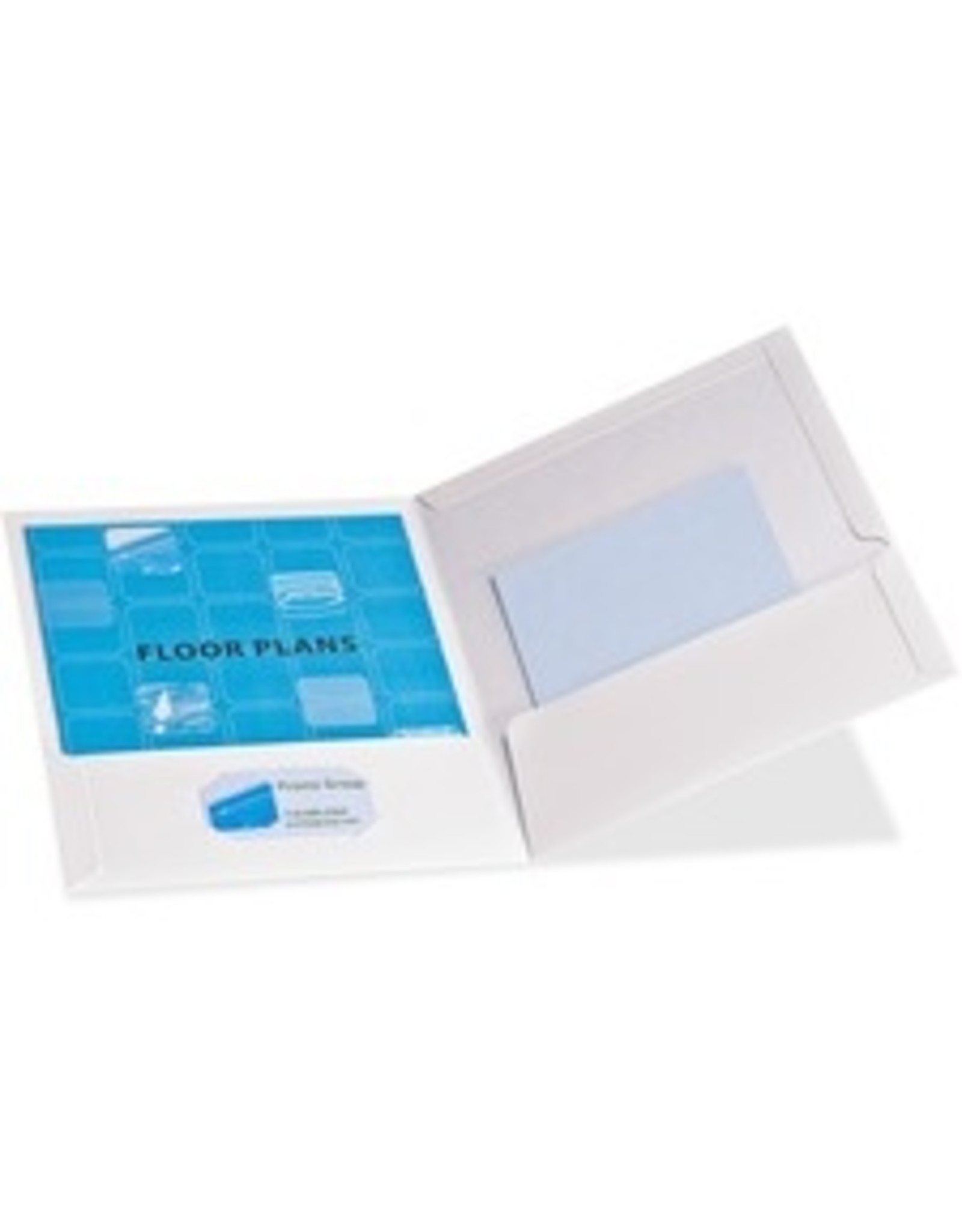 PORT 2-PCK GLOSSY *WHITE*25/BX