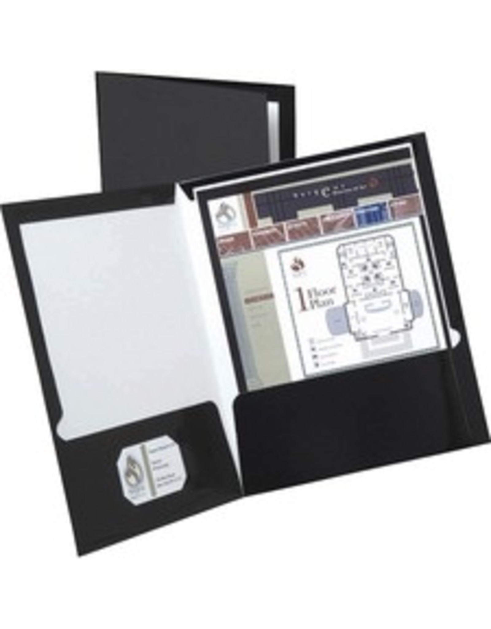 PORT 2-PCK GLOSSY *BLACK*25/BX