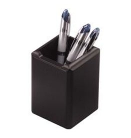 PENCIL CUP BLACK WOOD
