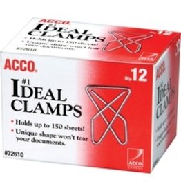 PAPER CLAMP #1 IDEAL LRG*12/BX