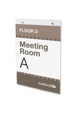 SIGNHOLDER WALL 8.5''Wx11''H*CLR
