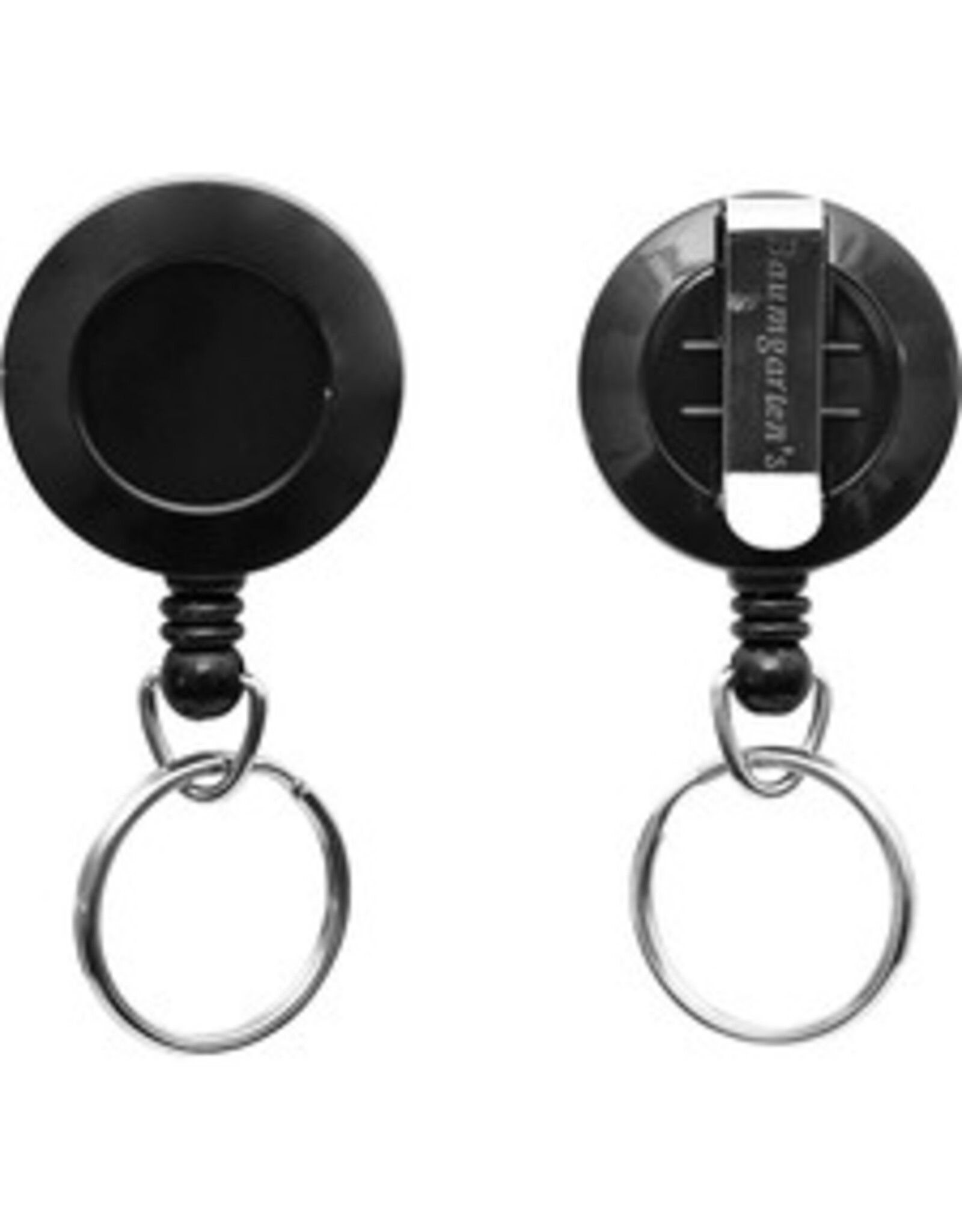 ID CARD REEL W/RING-BLACK