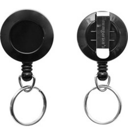 ID CARD REEL W/RING-BLACK