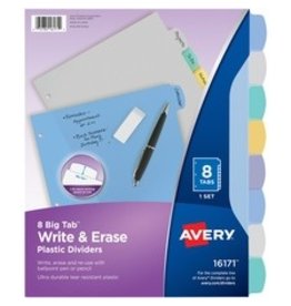 INDEX WRITE-ON 8 TAB MYLAR