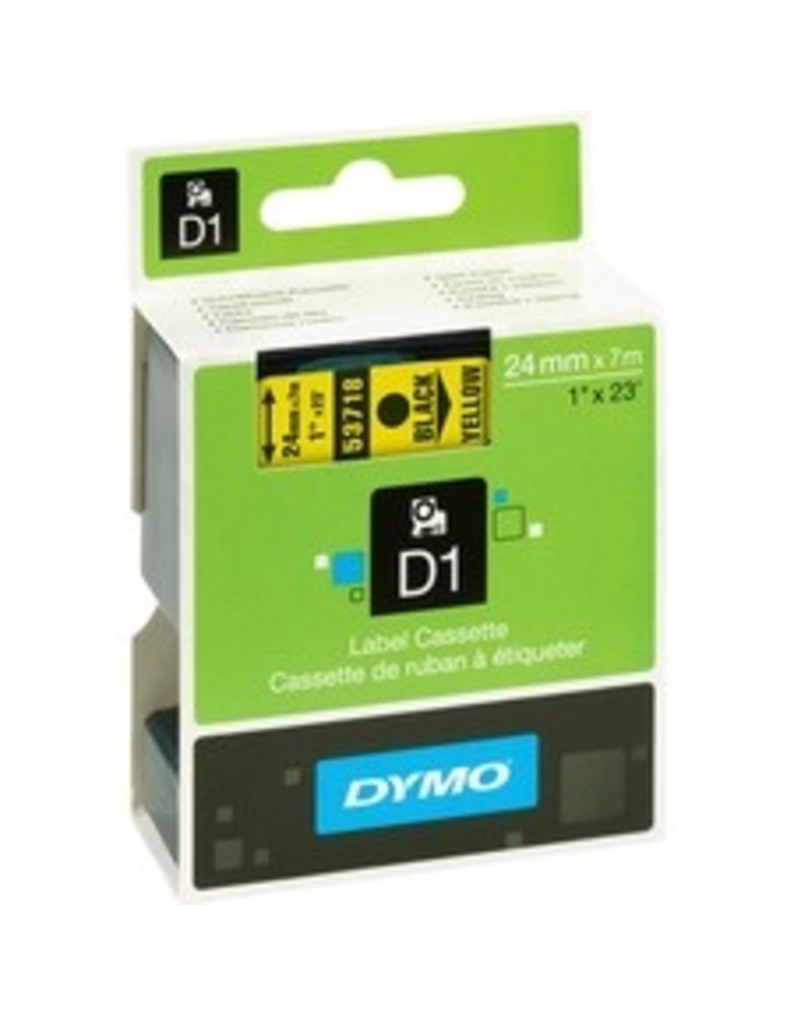 TAPE,POLYESTER,1''D1,BK/YW