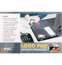 PAD,DESK,W/CVR SHT,20X31,BK