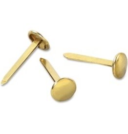 FASTENER BRASS 1-PC*1''  *1C/BX